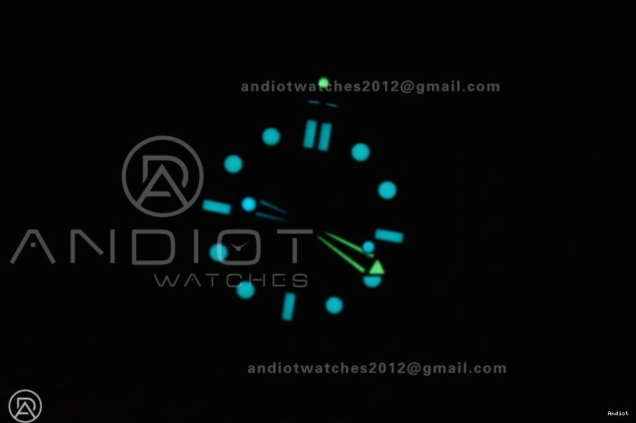 Black VSF Rubber on Diver Dial Black Edition Strap Seamaster 300M A8806 Best PVD 0102